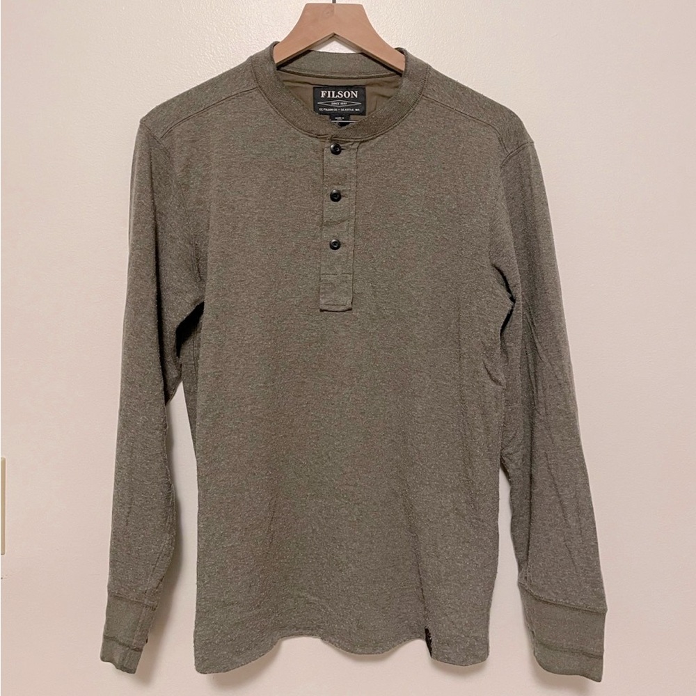 Filson long sleeve double-layer Henley